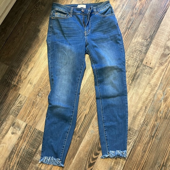 Nature denim from pink Lilly ankle jeans - Picture 1 of 3